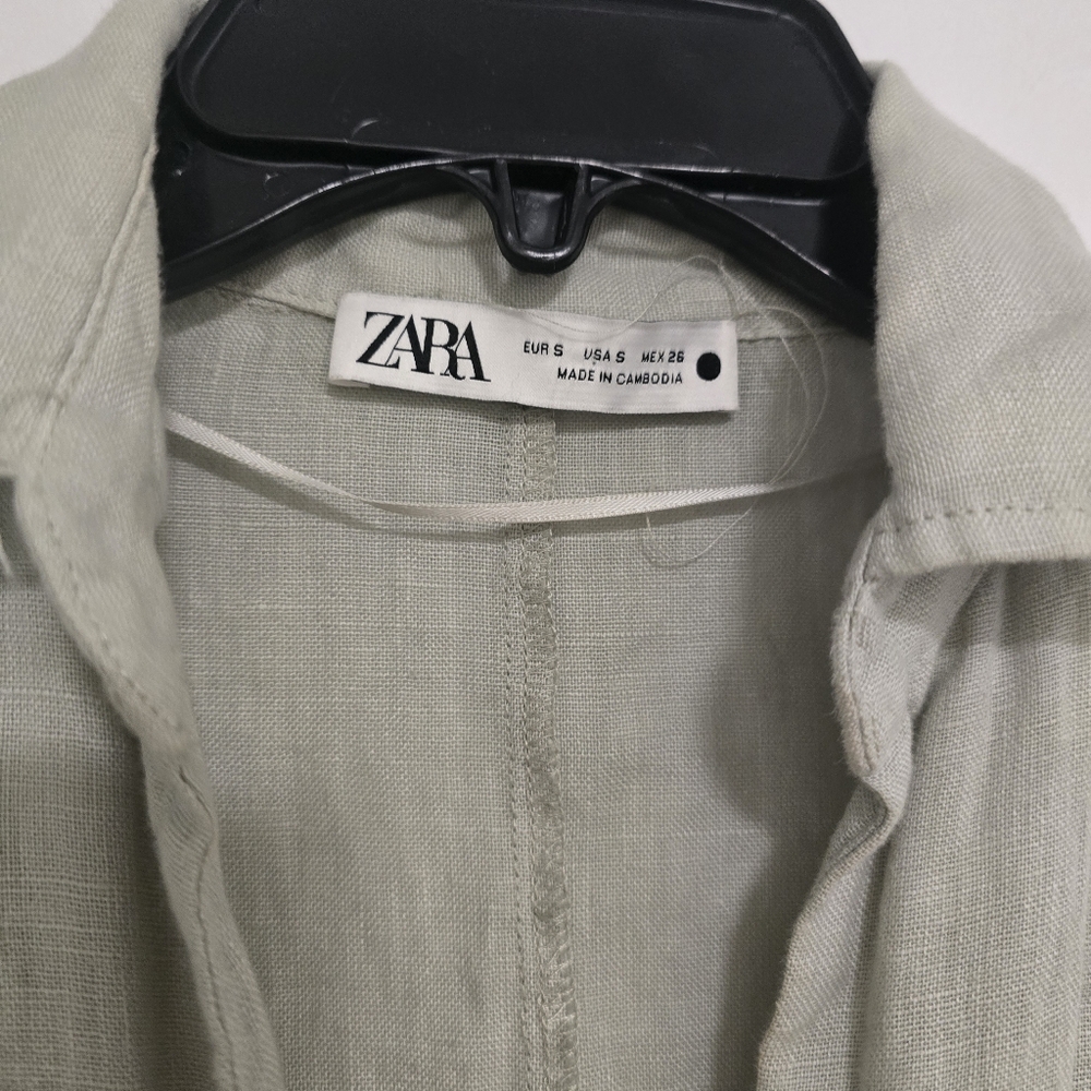 ZARA Linen the Lovina Dress - Picture 4 of 9